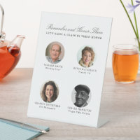 Mariage Souvenir Quatre photos Cocktail Menu