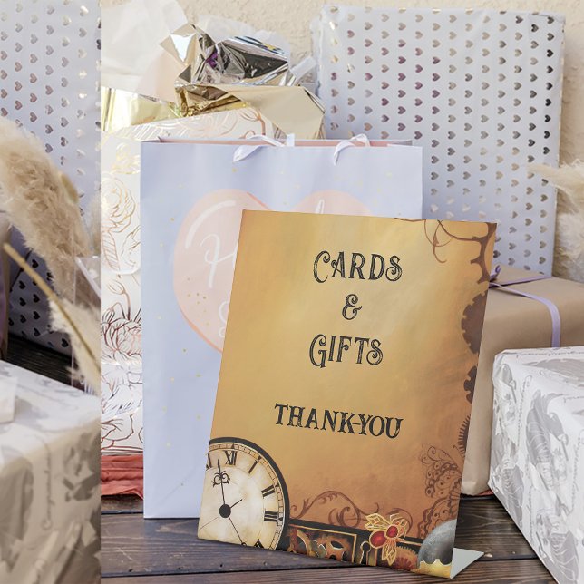 Signe De Table Mariage victorien Steampunk (Créateur téléchargé)