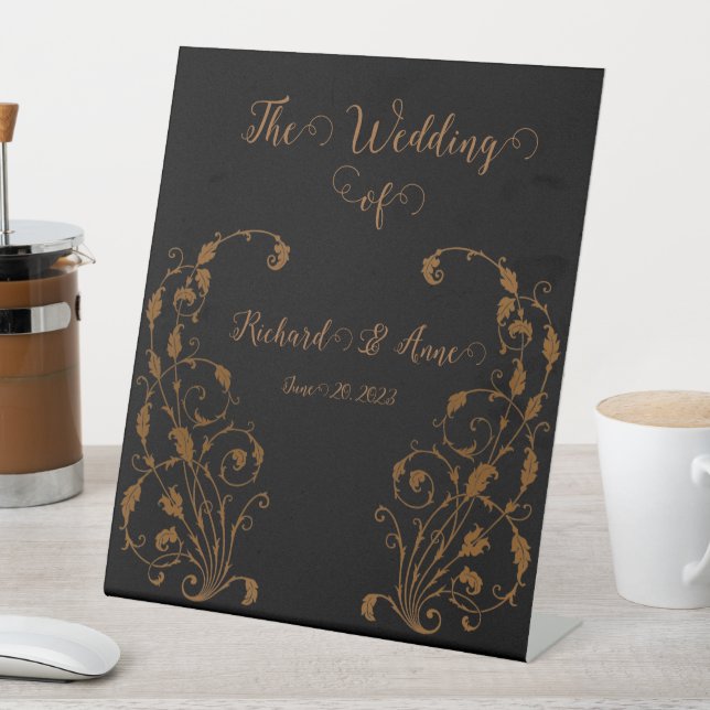 Signe De Table Mariage vintage Romantique Steampunk Fairytale (In SItu)
