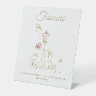 Signe De Table Mariée Rouge de la Mariée à Être en Fleurs