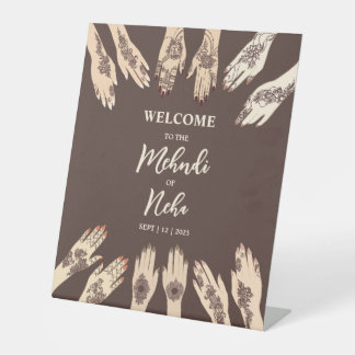 Signe De Table Mehndi