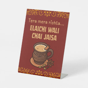 Signe De Table Mehndi Henna Mariage Indien Pakistanais Chai Thé