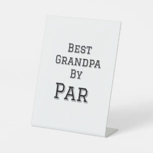 Signe De Table Meilleur grand-père par par simple père grand-père