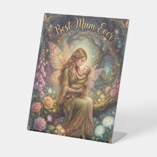 Signe De Table "Meilleure Maman de tous les temps" Illustration F