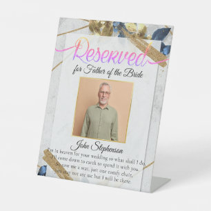Signe De Table Mémorial du Mariage photo de la marque Modern Save
