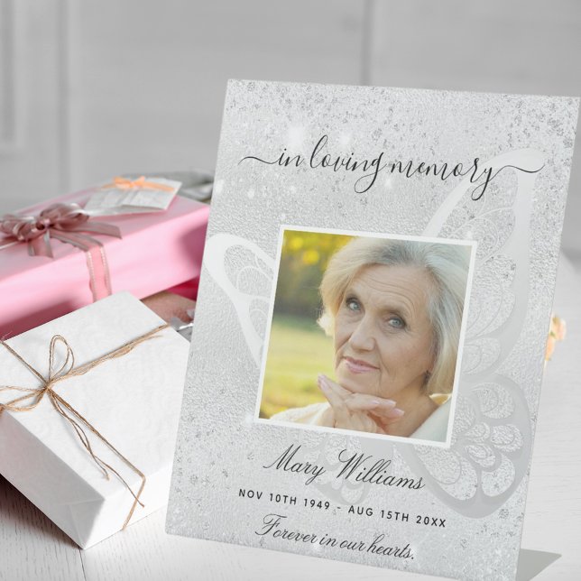 Signe De Table Mémorial photographique à papillon en parties scin (Créateur téléchargé)