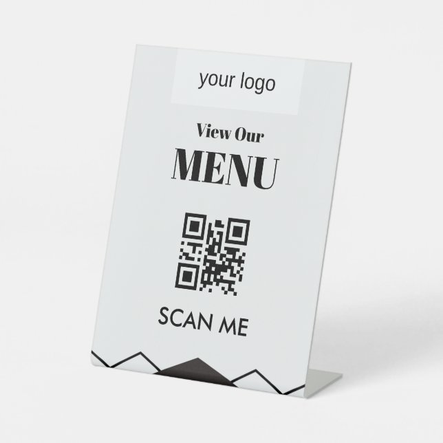 Signe De Table Menu QR (Recto)