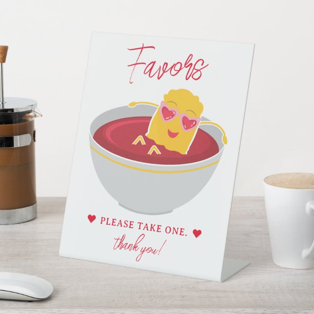 Signe De Table Mignon Petit Nugget Fille Baby shower Faveurs (In SItu)