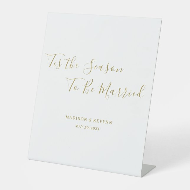 Signe De Table Minimal et chic | MARIAGE (Recto)