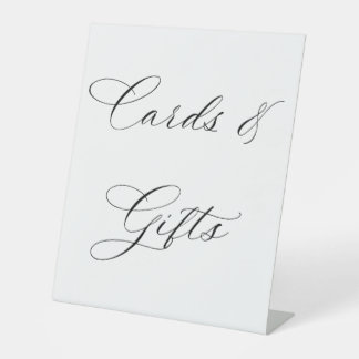 Signe De Table Minimalist Elegant Script Cards & Gifts Wedding 