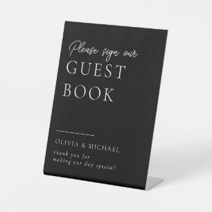 Signe De Table Minuscule magnifique Mariage Livre d'invité