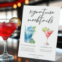 Mocktails d'été Blue Hawaiian Cranberry Cutie