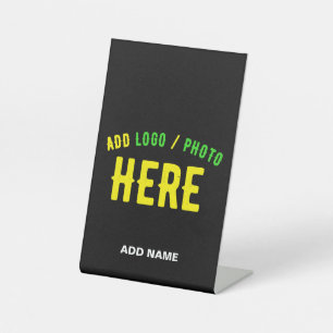 SIGNE DE TABLE MODERNE ET MODERNE PERSONNALISABLE NOIR VÉRIFIÉ