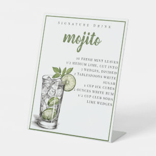 Signe De Table Mojito Recette Signature Boire