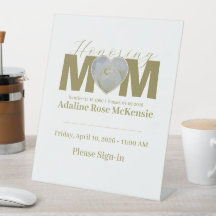 MOM Cœur de Rose Blanche Photophore de Bureau Mémo