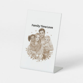 Signe De Table Moments heureux en famille - Amour et convivialité