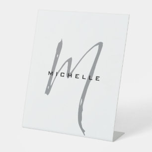 Signe De Table Monogramme Votre Nom Cadeau Spécial Bien-Aimé Ceux