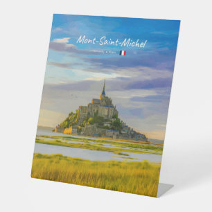 Signe De Table Mont-Saint-Michel, France - Abbaye médiévale