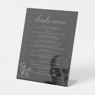Signe De Table Mort à mes 20 ans Menu de Boissons pour 30e Annive