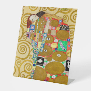 Signe De Table Mosaïque d'accomplissement de Klimt : Frise vintag
