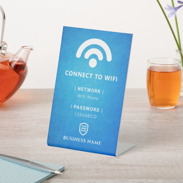 Signe De Table Mot de passe réseau Wifi (In SItu)