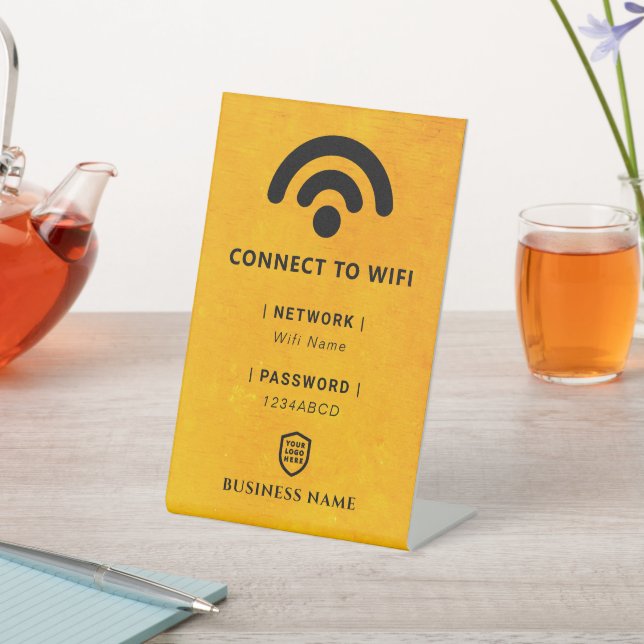 Signe De Table Mot de passe réseau Wifi (In SItu)