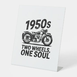 Signe De Table Moto à deux roues, à une âme