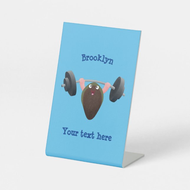 Signe De Table Moule amusante travaillant sur l'illustration de d (Recto)