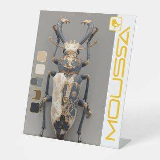 SIGNE DE TABLE MOUSSA PEDESTAL SIGN