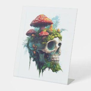 Signe De Table Mushroom Skull Grove