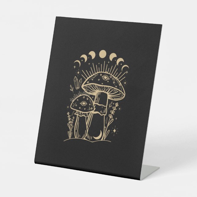 Signe De Table Mushrooms & Minimalism Cottage  Esthétique Goblinc (Recto)