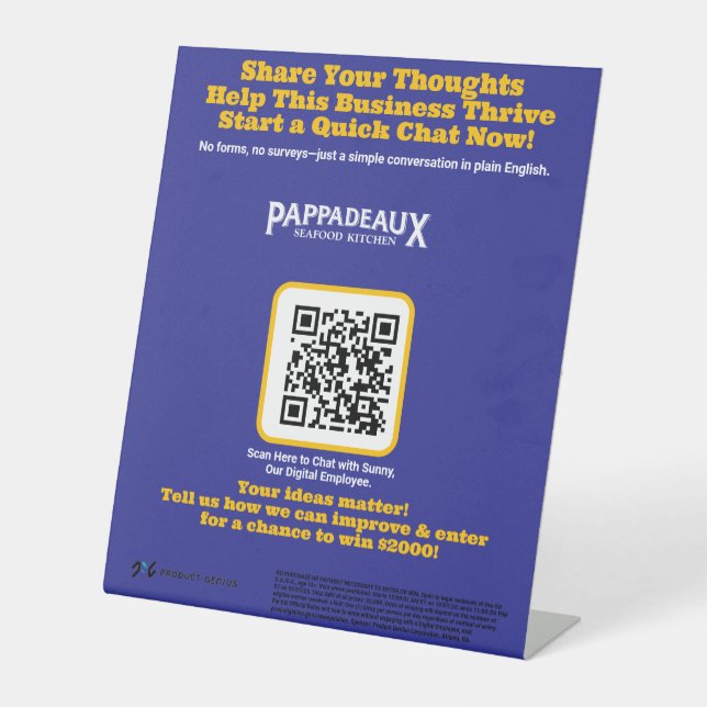 Signe De Table nettoyage du piédestal (Recto)