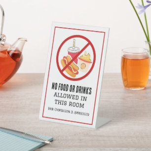 Signe De Table ni nourriture ni boissons