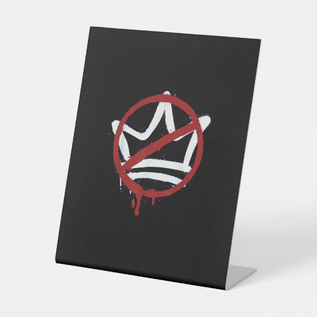 Signe De Table No Kings In America Since 1776 Minimal Clean (Recto)