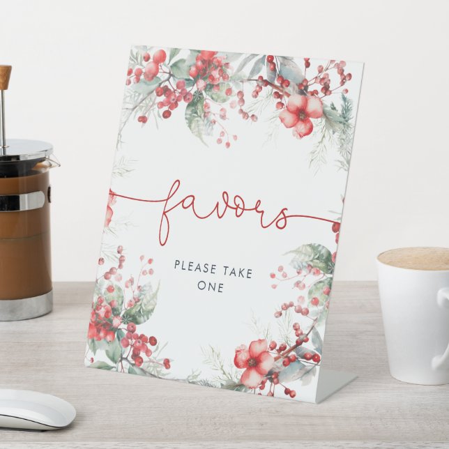 Signe De Table Noël Berry Douche Faveurs (In SItu)