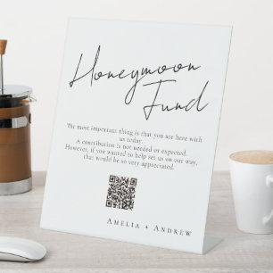 Signe De Table Noir Blanc Minimal Script Mariage élégant