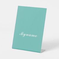 Nom Chic Minimaliste Moderne Tendance Turquoise Cl
