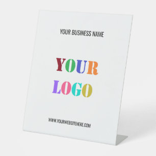 Signe De Table Nom du logo de l'entreprise Modèle de signalisatio