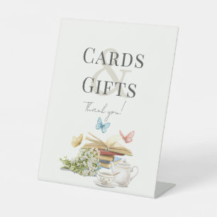 Signe De Table Nouveau chapitre Cartes et cadeaux de Baby shower