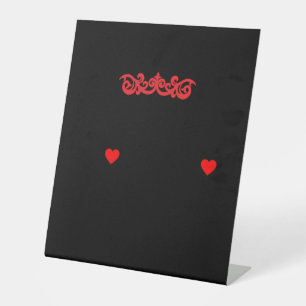 Signe De Table Nouvelle personnalisation Logo Texte Signal Pedest