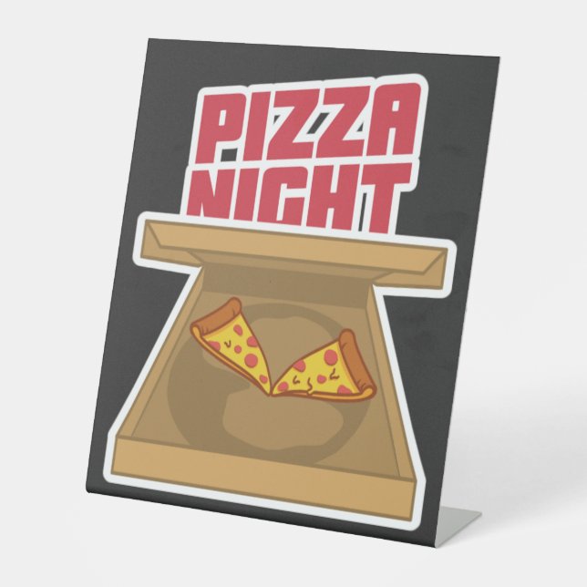 Signe De Table Nuit de pizza (Recto)