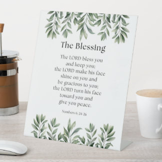 Signe De Table Numbers 6:24-26 The Lord Bless You and Keep You