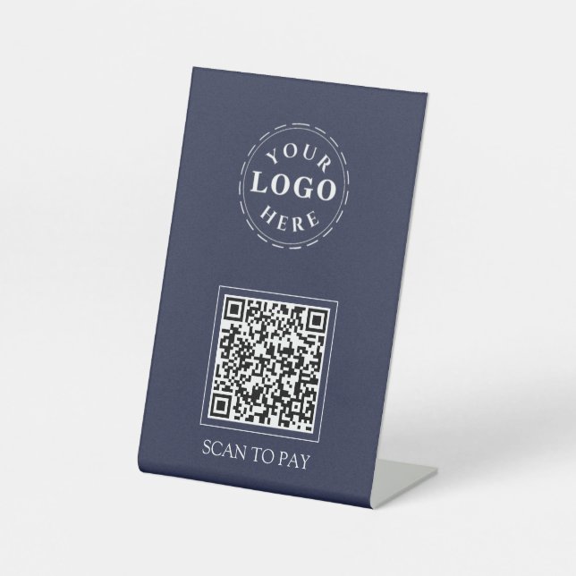 Signe De Table Numériser pour payer la signature de piédestal ave (Recto)