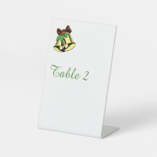 Signe De Table Numéro de table 2