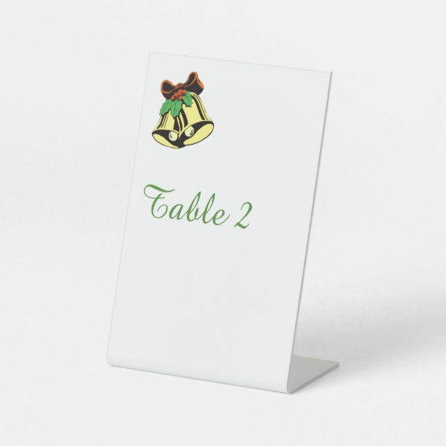 Signe De Table Numéro de table 2 (Recto)