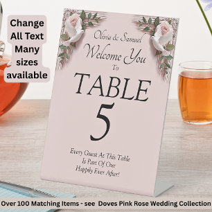 Signe De Table Numéro de table, enseigne de piédestal en acryliqu
