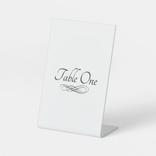 Signe De Table Numéro de table vide Signale ! Ajoutez vos images 