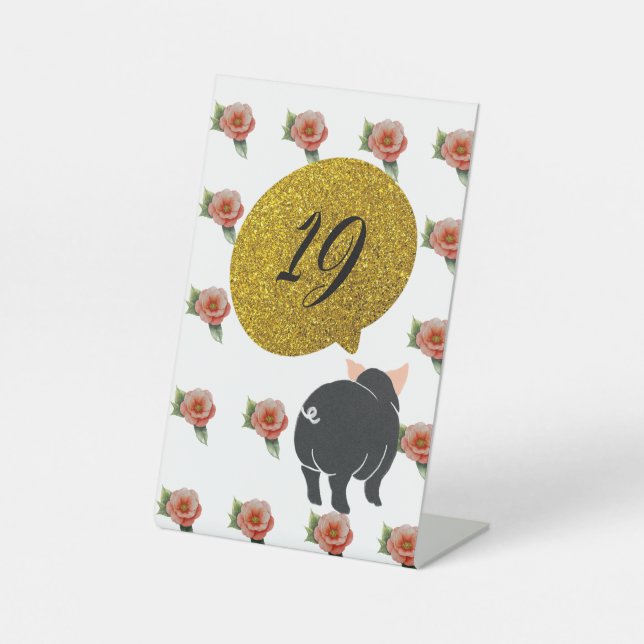 Signe De Table Numéros de table (Recto)