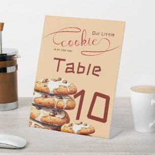 Signe De Table Numéros de table pour Baby Shower Cute Little Cook