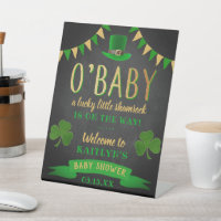 O'Baby St. Patrick's Day Baby shower Bienvenue